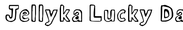 Jellyka Lucky Day font preview
